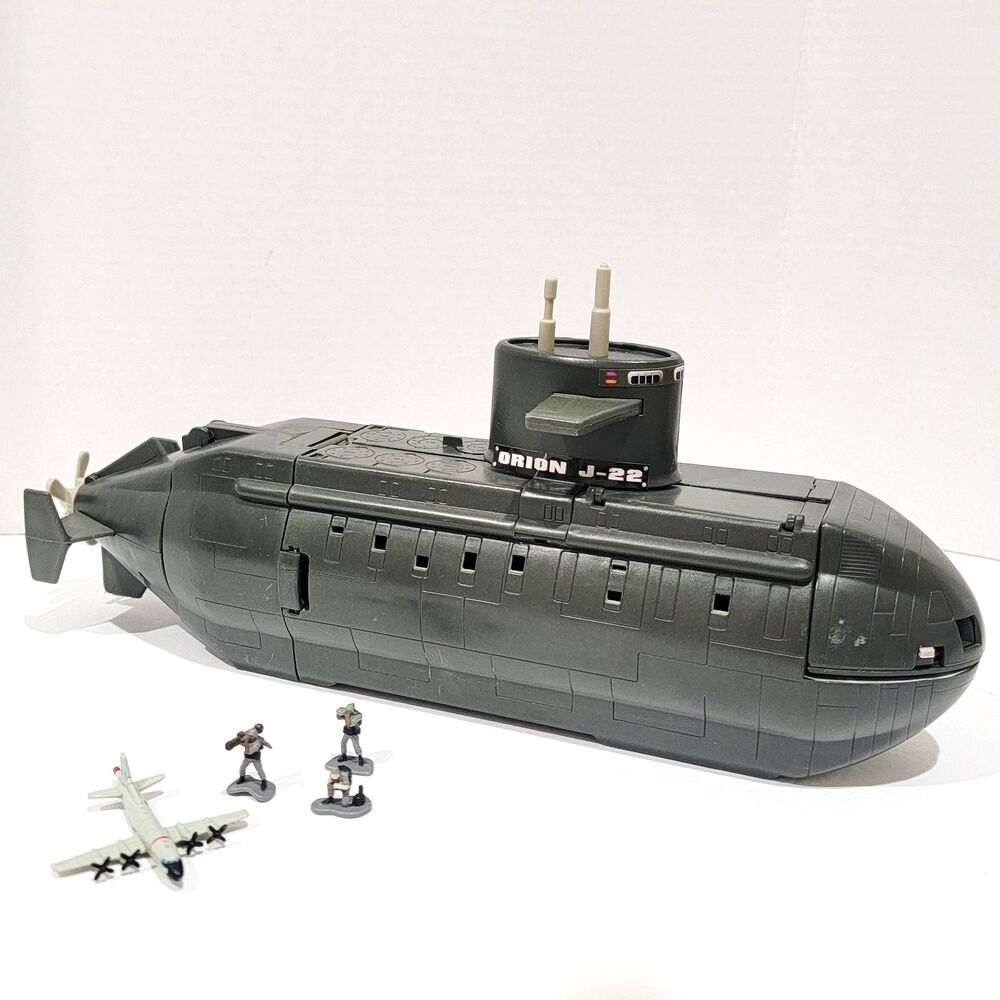 Micro Machines ORION J-22 SUBMARINE Battle Zones 1995 Galoob Missing 2 Missiles